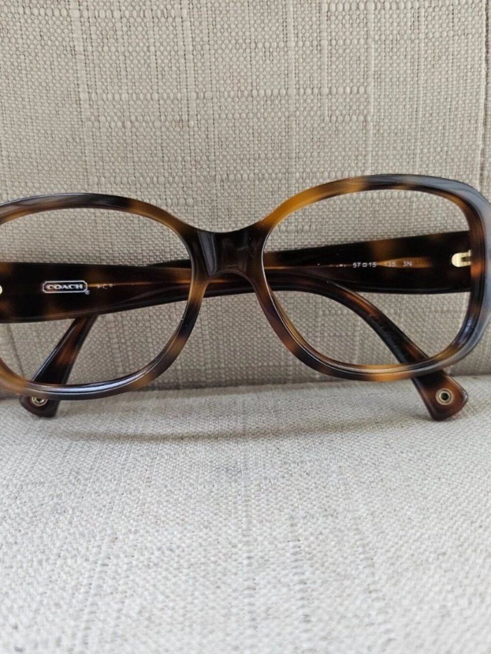Coach Women Eyeglasses Frame HC8010 PAYTON Dark Tortoise Eyewear Glasses - Picture 4 of 12